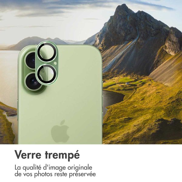imoshion Protection Caméra en verre trempé 2 Pack Apple Apple iPhone 17 - Sage Green