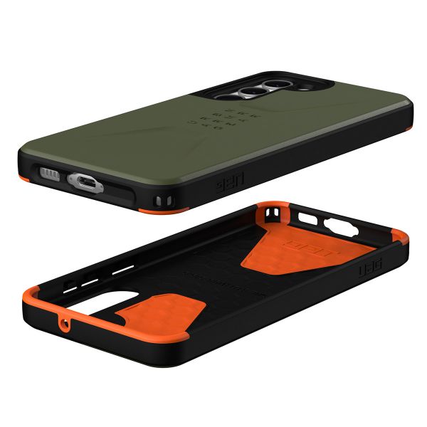 UAG Coque Civilian Samsung Galaxy S23 Plus - Olive