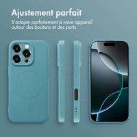 imoshion Coque Couleur avec MagSafe Apple iPhone 16 Pro - Smoke Green