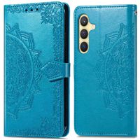 imoshion Etui de téléphone portefeuille Mandala Samsung Galaxy S24 - Turquoise