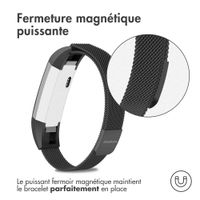 imoshion Bracelet magnétique milanais Fitbit Alta (HR) - Taille M - Noir