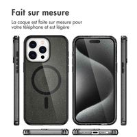 imoshion Coque Sparkle avec MagSafe iPhone 15 Pro Max - Noir