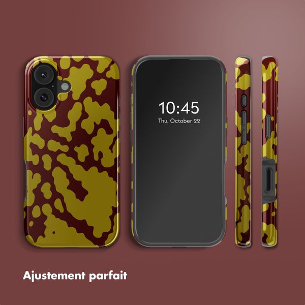 Selencia Coque arrière Vivid avec MagSafe Apple iPhone 17 - Moo'd Olive Dust