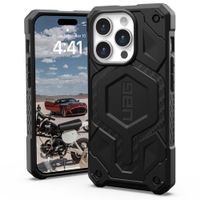 UAG Coque arrière Monarch Pro Apple iPhone 15 Pro - Carbon Fiber