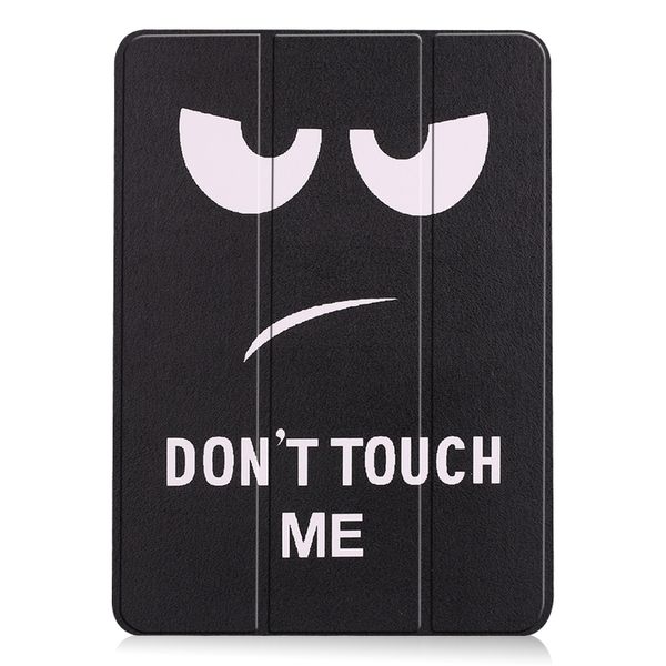 imoshion Coque tablette Design Trifold iPad Air 11 pouces (2024) M2 / Air 5 (2022) / Air 4 (2020) - Don't Touch