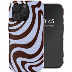 Selencia Coque arrière Vivid Apple iPhone 16 Pro - Dream Swirl Chocolate