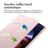 imoshion Coque tablette rigide Trifold Apple iPad Pro 12.9 (2018/2020/2021/2022) - Rose