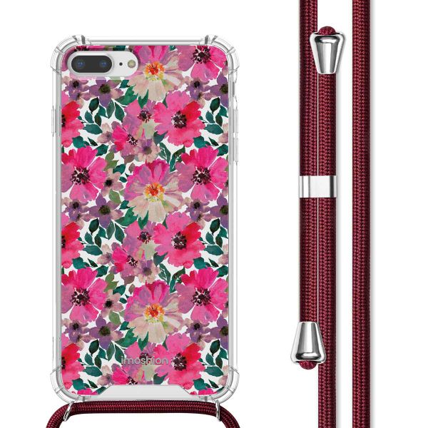imoshion Coque Design avec cordon Apple iPhone 8 Plus / 7 Plus - Flower Water