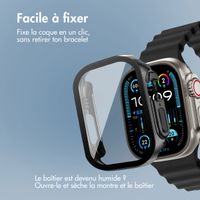 imoshion Coque rigide à couverture complète Apple Watch Ultra / Ultra 2 - 49 mm - Noir