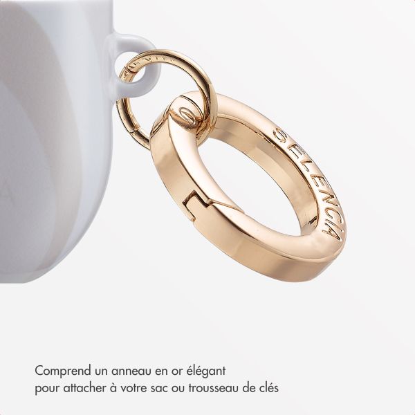 Selencia Coque Vivid Apple AirPods 4 - Desert Waves Beige