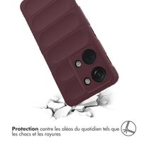 imoshion Coque arrière EasyGrip OnePlus Nord 3 - Aubergine