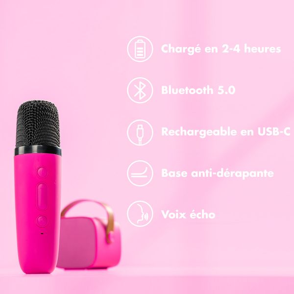 imoshion Kids Karaoke Set - Enceinte et micro - Hot Pink