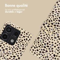 imoshion Étui de télephone portefeuille Design Xiaomi Redmi Note 13 Pro (5G) / Poco X6 - Black And White Dots