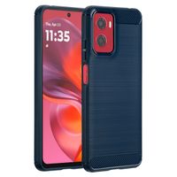 imoshion Coque Brushed Motorola Moto G05 / E15 - Bleu foncé