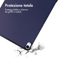 imoshion Coque tablette Trifold Apple iPad Air 13 pouces (2026) M4 / (2025) M3 / (2024) M2 - Bleu foncé