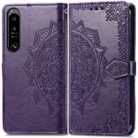 imoshion Etui de téléphone portefeuille Mandala Sony Xperia 1 IV - Violet