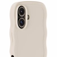 Holdit Coque Wavy Apple iPhone 16 Plus - Light Beige