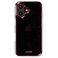 Holdit Coque Pailletée Apple iPhone 16 - Rose