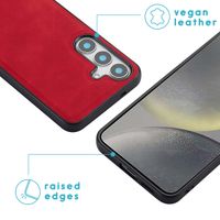 imoshion Etui de télephone luxe 2-en-1 amovible Samsung Galaxy S25 - Rouge