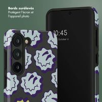 Selencia Coque arrière Vivid Samsung Galaxy S23 - Wavy Smiley Green