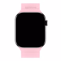 Holdit Bracelet en silicone magnétique Apple Watch Series 1 - 9 / SE (38/40/41 mm) | Series 10 / 11 (42 mm) - Pink / Beige