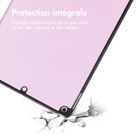 imoshion Coque tablette Trifold iPad 9 (2021) 10.2 pouces / iPad 8 (2020) 10.2 pouces / iPad 7 (2019) 10.2 pouces - Rose