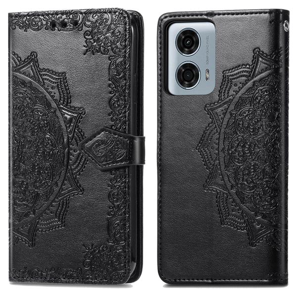 imoshion Etui de téléphone portefeuille Mandala Motorola Moto G24 Power - Noir