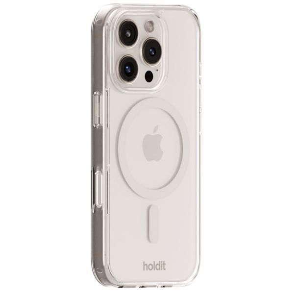 Holdit Coque MagSafe Apple iPhone 16 Pro Max - Transparent / White