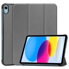 imoshion Coque tablette Trifold Apple iPad 11 (2025) 11 pouces A16 / iPad 10 (2022) 10.9 pouces - Gris