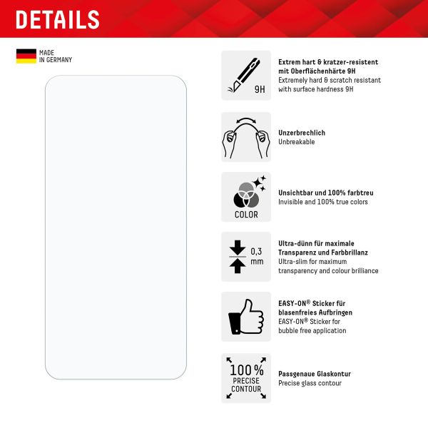 Displex Protection d'écran en verre trempé Smart Glass Samsung Galaxy A35 / A55