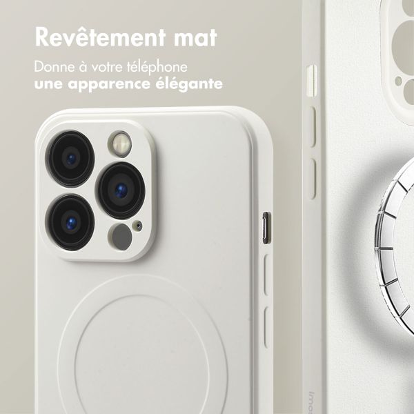 imoshion Coque Couleur avec MagSafe Apple iPhone 13 Pro - Beige