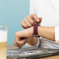 imoshion Bracelet silicone le Fitbit Inspire 2 - Blanc