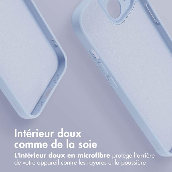 imoshion Coque Couleur avec MagSafe iPhone 15 - Lilas