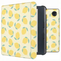imoshion Design Slim Hard Sleepcover avec support Kobo Libra Colour - Citrus Dream