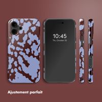 Selencia Coque arrière Vivid avec MagSafe Apple iPhone 16 - Moo'd Lavender Glow