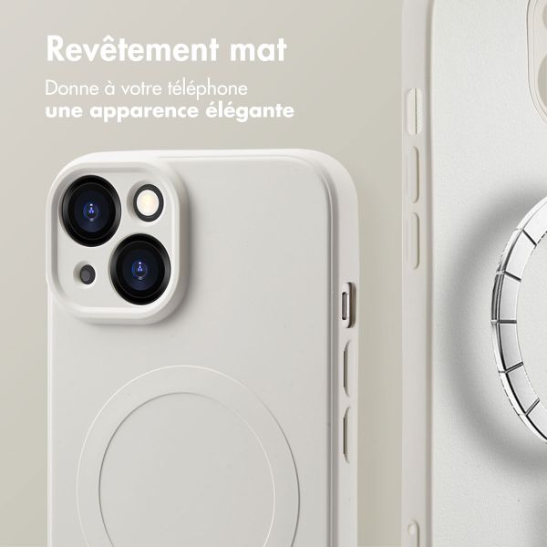 imoshion Coque Couleur avec MagSafe Apple iPhone 14 - Beige
