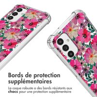 imoshion Coque Design avec cordon Samsung Galaxy A13 (5G) - Flower Water