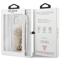 Guess Coque 4G Logo Liquid Glitter Apple iPhone 13 - Doré