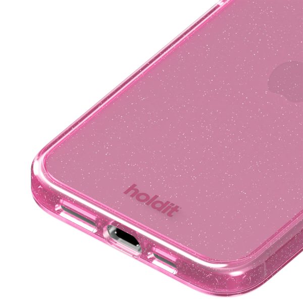 Holdit Coque Pailletée iPhone 15 Pro - Pink