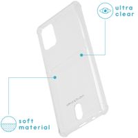imoshion Coque silicone avec support de passe Samsung Galaxy A71