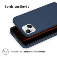 imoshion Coque Couleur iPhone 15 Plus - Bleu foncé