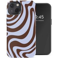 Selencia Coque arrière Vivid Apple iPhone 13 - Dream Swirl Chocolate