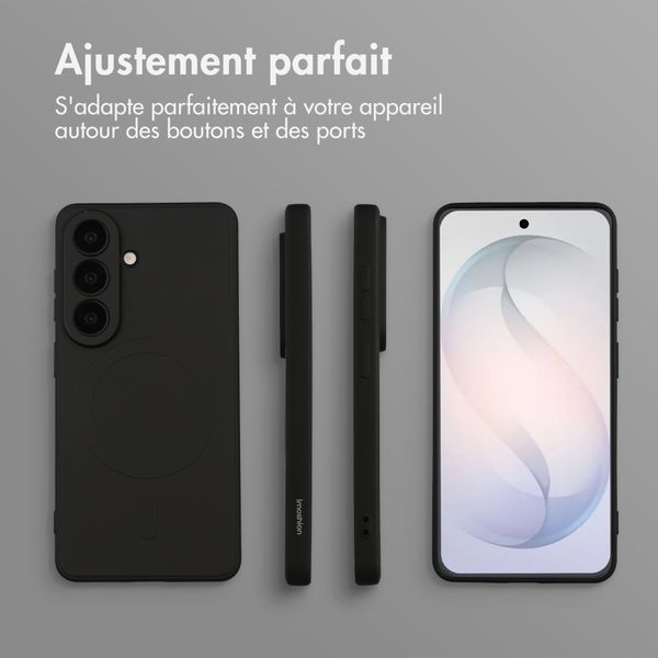 imoshion Coque Couleur avec MagSafe Samsung Galaxy S26 - Noir