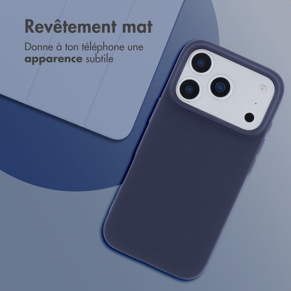 imoshion Coque Couleur Apple iPhone 17 Pro - Bleu foncé