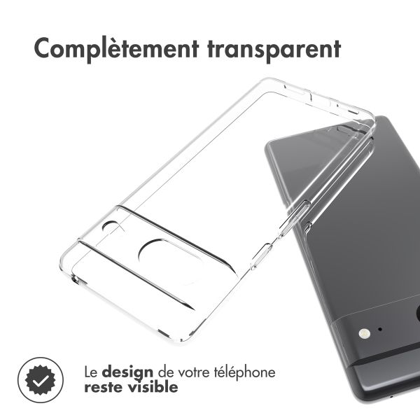 Accezz Coque Clear Google Pixel 7 - Transparent