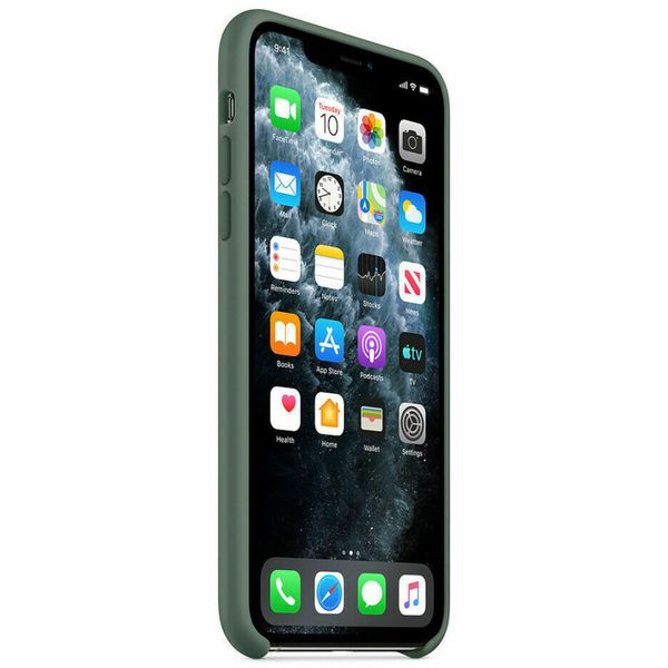 Apple Coque en silicone iPhone 11 Pro - Pine Green