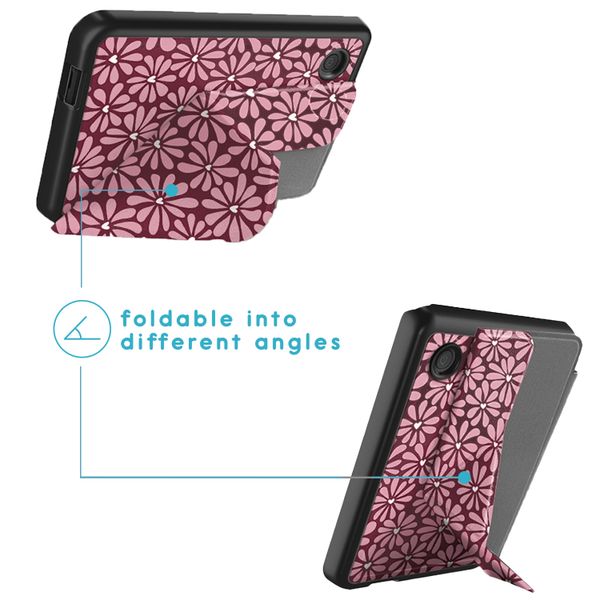 imoshion Étui de liseuse portefeuille design Pliable Kobo Libra Colour - Bloom Love Blush