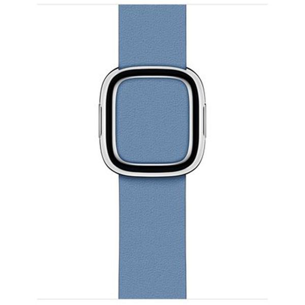 Apple Leather Band Modern Buckle Apple Watch Series 1-9 / SE - 38/40/41 mm / Series 10 - 42 mm - Taille L - Cornflower