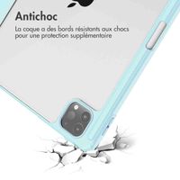 imoshion Coque tablette rigide Trifold Apple iPad Pro 12.9 (2018/2020/2021/2022) - Bleu clair