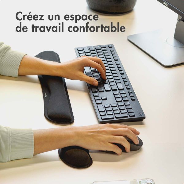 imoshion Repose-poignet ergonomique – pour clavier et souris – Noir